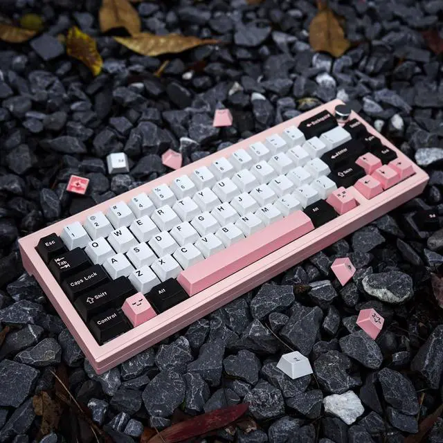 Alt view image 5 of 5 - Custom Keycaps 171 Keys Double Shot Olivia Cherry Profile Keycaps for Cherry MX Switches GMMK Pro 61/64/ 87/104/108 Mechanical Gaming Keyboard