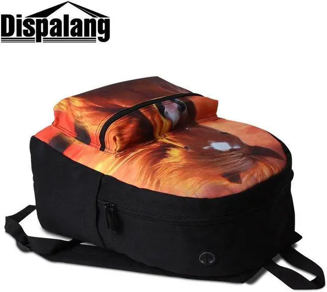 Alt view image 5 of 5 - Dispalang 16.5 inch Horse Laptop Backpack Children School Bookbags High Class Back Pack