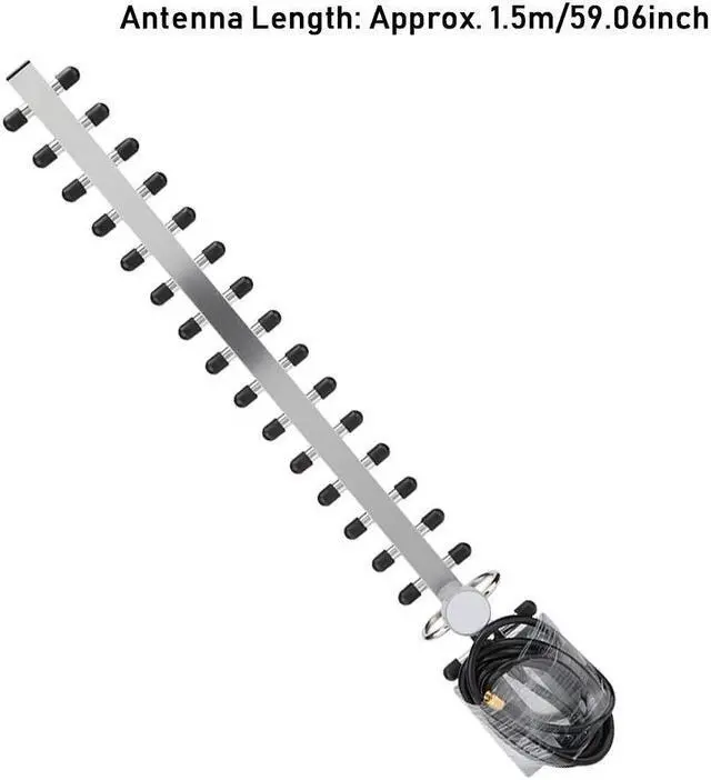 Alt view image 3 of 5 - Antenna,2.4Ghz,Network Antennas,2.4G 25dBi High Gain Wireless Router Network Card 16 Unit Directional Antenna