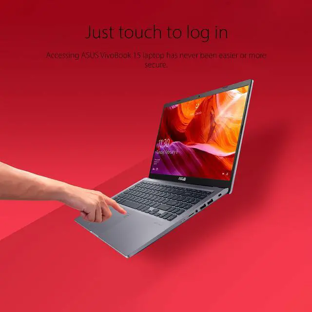 Alt view image 5 of 5 - ASUS VivoBook 15 F515 Laptop, 15.6" FHD Display, Intel i3-1115G4 CPU, 8GB DDR4 RAM, 128GB SSD, Windows 11 Home in S Mode, Slate Grey, F515EA-AH34