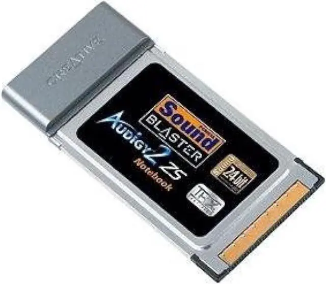 Alt view image 2 of 2 - Creative Labs PCMCIA Sound Blaster Audigy 2 ZS Notebook ( 70SB053000012 )
