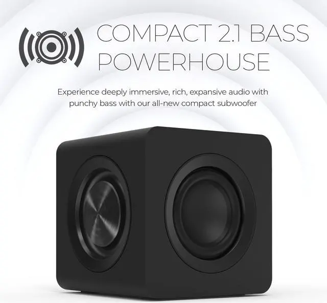 Alt view image 2 of 5 - Creative Pebble X Plus 2.1 USB-C Computer Speakers with Subwoofer and Customizable RGB Lighting, Bluetooth 5.3, USB Audio, Up to 15W RMS Power for PC and Mac