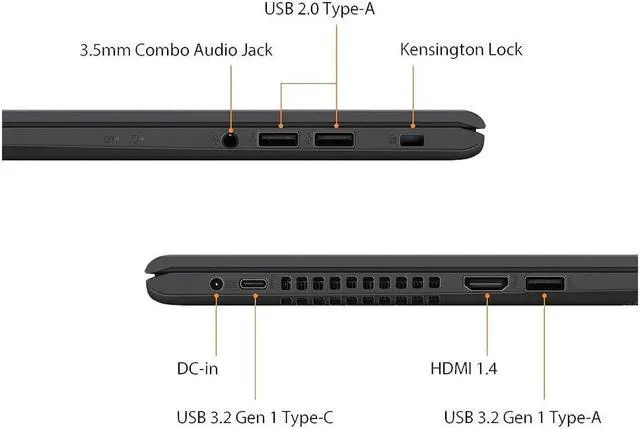 Alt view image 4 of 4 - ASUS Vivobook 15.6" FHD PC Laptop, Intel Core i5-1135G7, 8GB RAM, 256GB, Win 11 Home, F1500EA-WB51