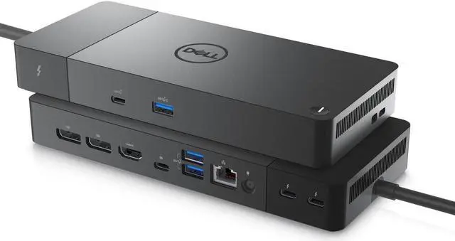 Alt view image 4 of 5 - Thunderbolt - HDMI, DP, Thunderbolt - GigE DELL, W126892870 (Thunderbolt - GigE DELL WD22TB4, Docking, Thunderbolt, 10,100,1000 Mbit/s, Black, 5120 x 2880 Pixels, DC)