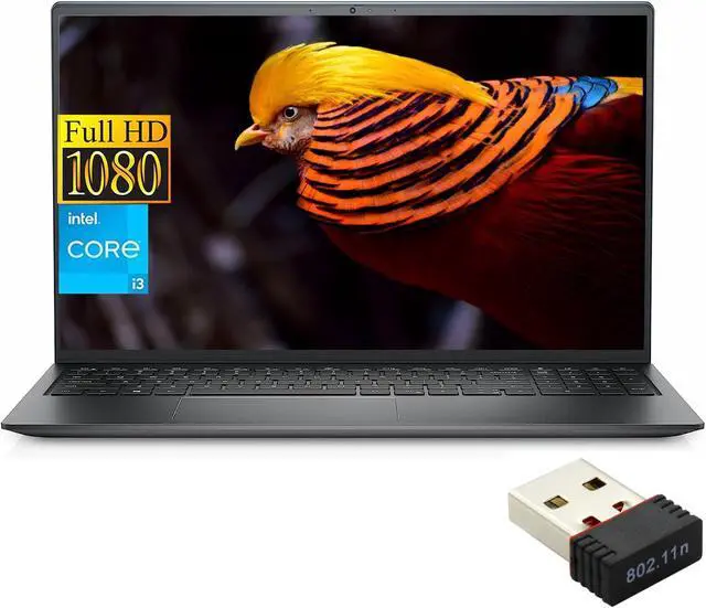 Main image of Dell 2023 Inspiron 15 Laptop, 15.6" FHD Display, Intel Core i3-1215U Processor (Beat i5-1135G7), 8GB RAM, 512GB SSD, Numeric Keypad, Wi-Fi 6, Bluetooth, Windows 11 Home, Black