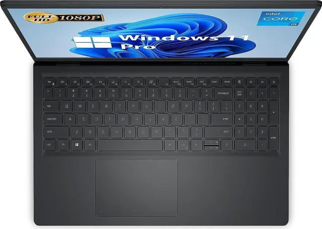 Alt view image 5 of 5 - DELL Newest Inspiron 15 3520 Business Laptop 15.6" FHD (1920x1080p) Intel i3-1215U (6 Cores) up to 4.40GHz (Beats N4020),12G RAM, 256GB SSD,Windows 11 Pro, Webcam, Bluetooth, Carbon Black