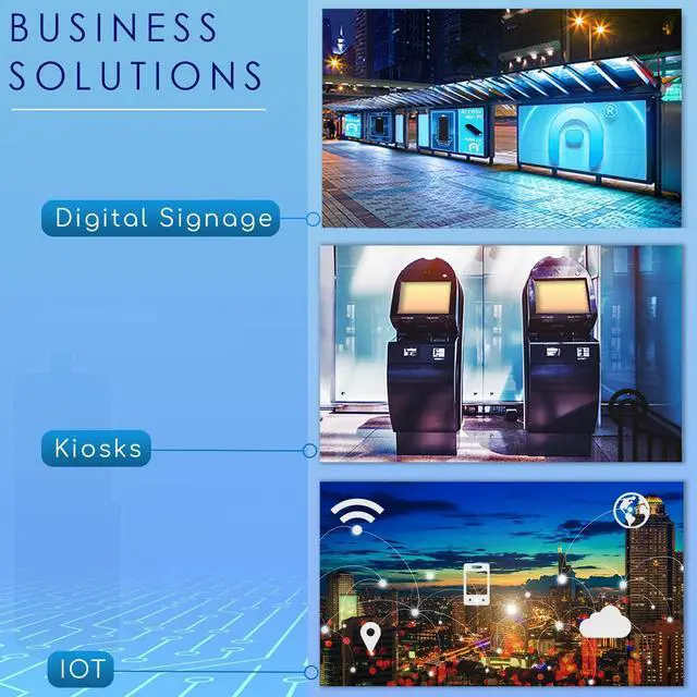 Alt view image 4 of 5 - Azulle Access4 Pro Zoom Mini PC Stick 4GB/64GB - Business & Home Video Powerful Portable Computer with Ethernet Port- Gemini Lake J4125 Processor