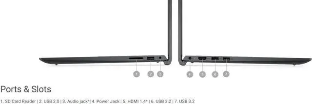 Alt view image 4 of 5 - Dell 2023 Newest Inspiron Laptop, 15.6" FHD IPS Touchscreen, Intel Core i5-1155G7(Beats i7-1065G7) Processor (Quad-core), 32GB RAM, 1TB SSD, Wi-Fi, Bluetooth, Windows 11 Home, Carbon Black