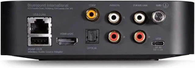 Alt view image 3 of 5 - Bluesound Hub Versatile Network Accessory - Black