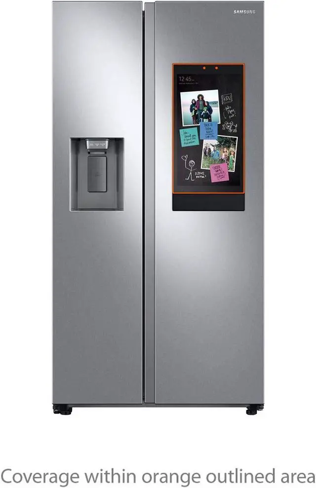 Alt view image 3 of 5 - BoxWave Screen Protector Compatible with Samsung Family Hub Refrigerator with Generic (Non-AKG) Speaker - ClearTouch Crystal (2-Pack), HD Film Skin - Shields from Scratches