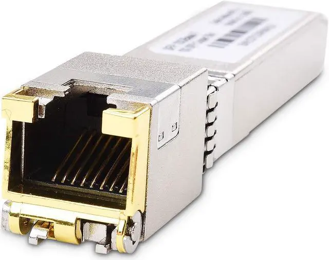Alt view image 5 of 5 - Cable Matters 10GBASE-T 10 Gigabit SFP+ to RJ45 Copper Ethernet Modular Transceiver for Cisco, Ubiquiti, TP-Link, Huawei, Mikrotik, Netgear, and Supermicro Equipment