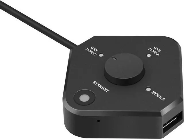 Alt view image 3 of 3 - QuattroPod USB | 5G WiFi Wireless Presentation Facility USB A and USB C Transmitter for Streaming 4K from Laptop, PC, Smartphone to HDTV/Projector