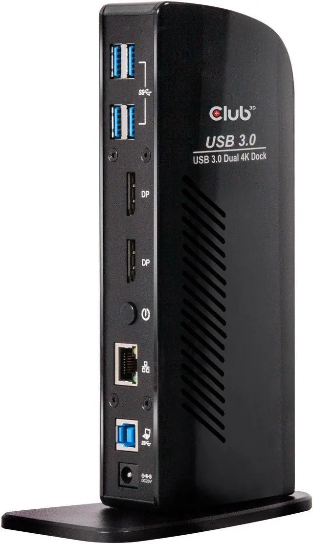 Main image of Club 3D CSV-1460 USB3.2 Gen1 Type A or C Dual Display 4K60Hz Docking Station