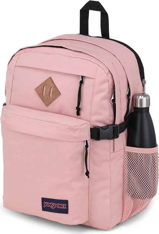 Alt view image 3 of 5 - JanSport Main Campus Backpack - Travel or Work backpack w 15-Inch Laptop Sleeve and Dual Water Bottle Pockets, Misty Rose