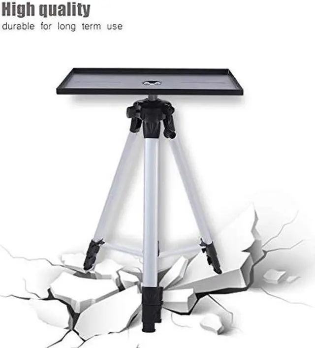 Alt view image 5 of 5 - Projector Tripod,Projector Stand Adjustable,Laptop Projector Stand Projector Surport Bracket 4-Level Height Adjustable Computer Book DJ Equipment Holder Mount Hold up to 13lbs for Stage or Studio