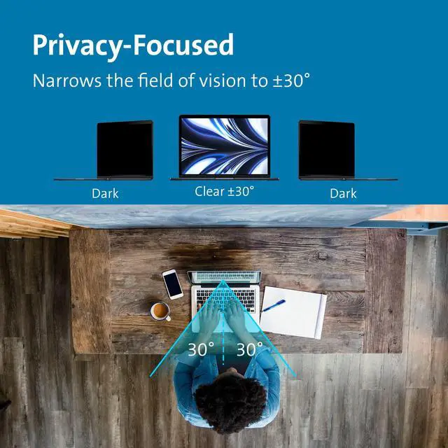 Alt view image 4 of 5 - Kensington MagPro Elite Magnetic Privacy Screen for MacBook Air 13.6 inch (K58374WW)