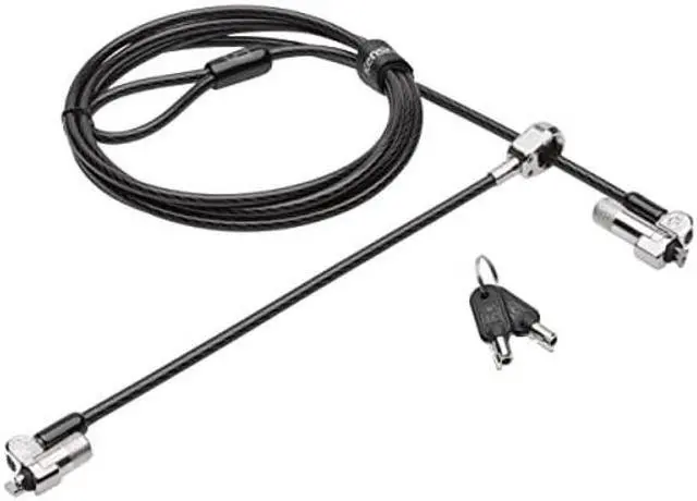 Alt view image 2 of 2 - Kensington NanoSaver Keyed Dual Head Laptop Lock for Ultra-Thin Laptops/Tablets and Other Devices (K64448WW)
