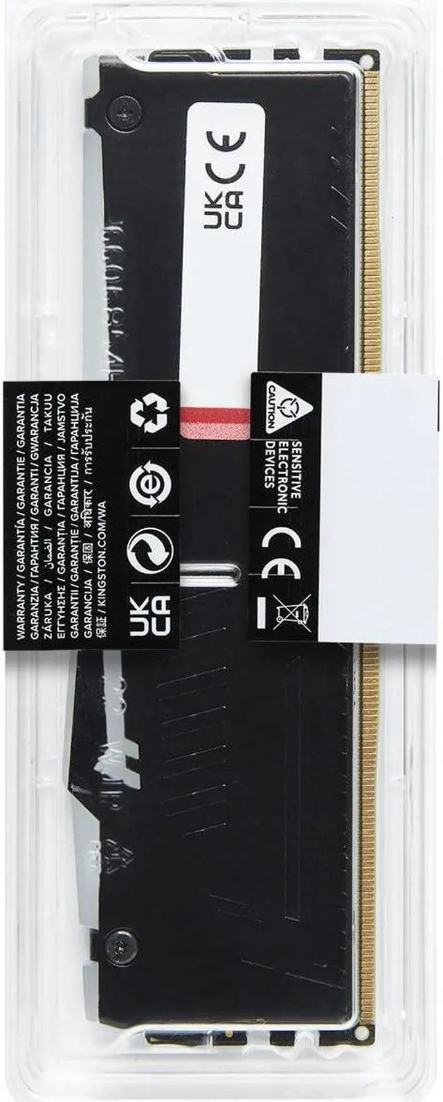 Alt view image 5 of 5 - Kingston Technology Kingston Fury Beast RGB 16GB 5200MT/s DDR5 CL40 DIMM Desktop Memory Single Module | Intel XMP 3.0 | Infrared Sync Technology | Overclocking Stability | KF552C40BBA-16