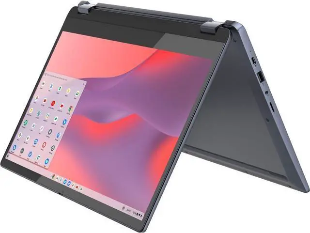 Alt view image 4 of 5 - Lenovo Flex 3i Chromebook Spin 2-in-1 Convertible Laptop Business (2024), Intel Pentium N6000, 15.6" FHD IPS Touchscreen, 8GB RAM, 128GB (64GB eMMC+64GB Card) WiFi 6, Chrome OS+MarxsolAccessory