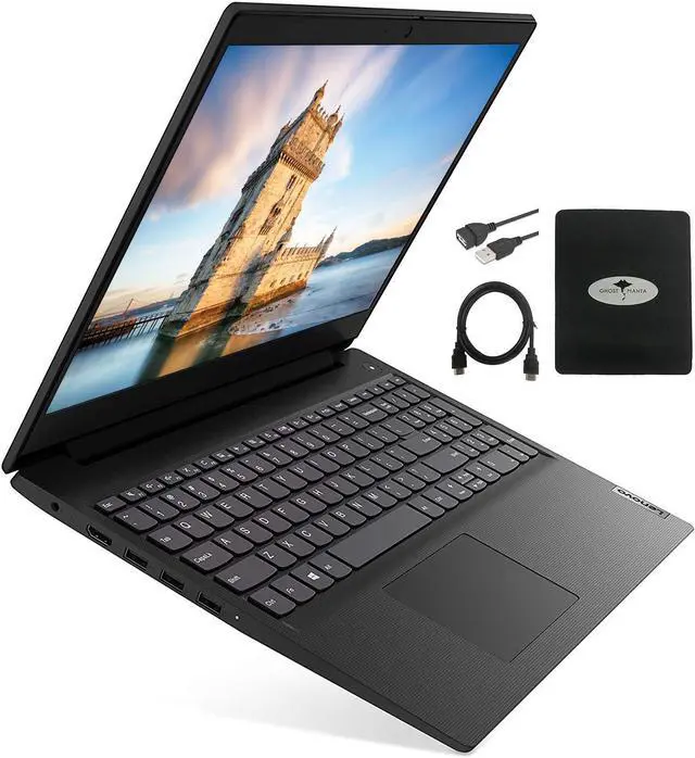Main image of Lenovo 2021 Newest IdeaPad 3 15.6" HD Laptop for Business and Student, AMD Ryzen 3 3250U(Beat i7-7600u), 20GB RAM, 512GB PCIe SSD, HDMI WiFi, Windows 10 S w/Ghost Manta Accessories
