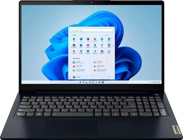 Main image of Lenovo Ideapad 3i 15.6" FHD Touch Laptop, Intel Core i5-1155G7, 8GB DDR4 RAM, 512GB SSD, Webcam, Wi-Fi 5, Bluetooth, Windows 11, Abyss Blue, W/GaLiMu