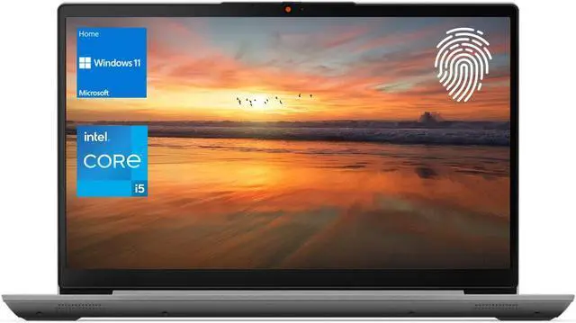 Main image of Lenovo IdeaPad 3 Laptop, 14" FHD Display, Intel Core i5-1135G7, 20GB RAM, 512GB SSD, Webcam, Fingerprint Reader, SD Card Reader, HDMI, Wi-Fi 6, Windows 11 Home, Grey