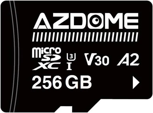 Main image of AZDOME 256GB Micro SD Card microSDXC Memory Card for AZDOME M550 GS63H Pro PG17-4K GS63Pro Dash Cam Full HD & 4K UHD, U3, A2, V30