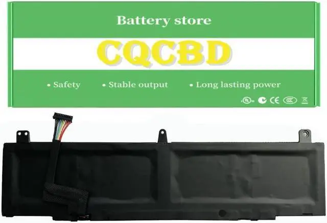 Alt view image 2 of 5 - CQCQ TDW5P Battery for Dell Alienware 13 R3 ALW13C D1738 D2718 D2728 D2738 D2838 D2508 D2503S D2506S D2715S Series Notebook V9XD7 0V9XD7 4RRR3 04RRR3 JFWX7 0JFWX7 (15.2V 76Wh)