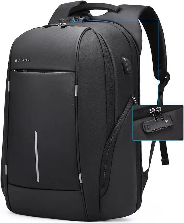 Main image of BANGE Travel Backpack for 15.6 Inch Notebook,Lightweight Work Backpacks for Men, Daily Fashion Backpack for Men and Women
