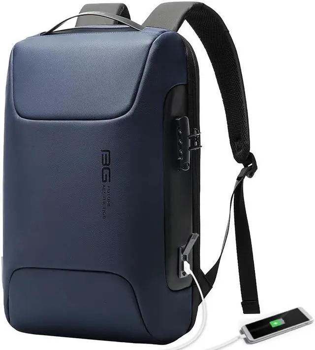 Main image of BANGE Anti Theft Backpack with Lock,Business Backpack with USB Charging Port, Office Laptop Fit for 15.6 INCH Laptop
