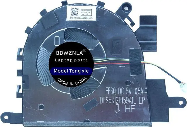 Alt view image 2 of 3 - BDWZNLA New Laptop CPU Cooling Fan for Lenovo IdeaPad 1 15IAU7 1 15ALC7 5F10S14013 DFS5K12B159A1L FP6Q DC28000HEF0 FCC2 DC5V 0.5A