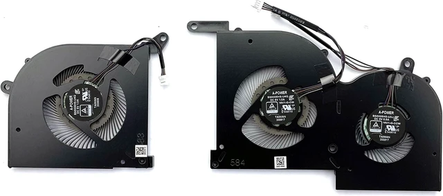 Main image of CPU+GPU Cooling Fan Replacement for MSI GS66 WS66 Stealth 10SD 10SE 10SF 10SFS 10SGS,10UG 10UH 10UE MS-16V1 MS-16V2 MS-16V3 BS5005HS-U4Q BS5005HS-U4J 16V1-G-CW 16V1-G-CCW DC5V 1.0A Fan Pair Fans