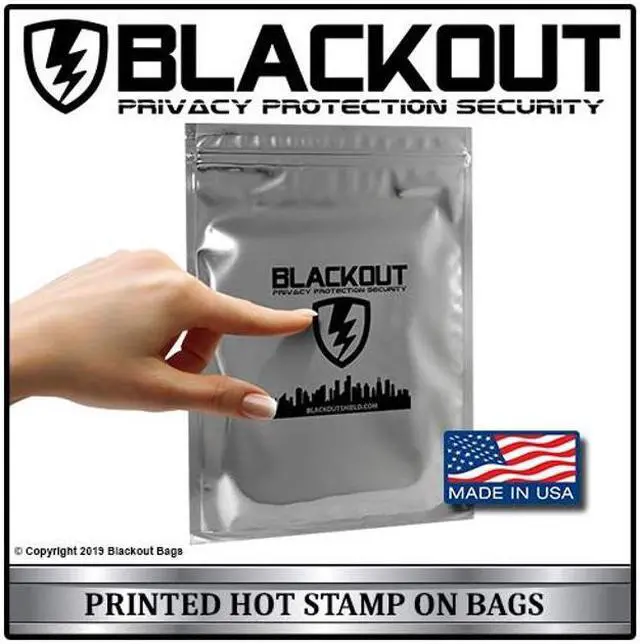 Alt view image 5 of 5 - BLACKOUT Faraday Cage EMP Bags Premium Ultra Thick 12pc Prepping Kit Laptops Tablets Smartphones Hard Drives