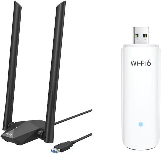 Main image of BrosTrend WiFi 6 Linux Compatible WiFi Adapter for PC and Raspberry Pi 2+ w/Long Range WiFi Antenna & 1800Mbps USB WiFi Adapter Dual Band WiFi Dongle for PC Laptop Desktop Supports Windows 11/10 ONLY