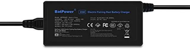Alt view image 5 of 5 - BatPower 65W Prof Electric Fishing Reel Battery Charger Power Supply Compatible for Daiwa BM2300 LB3100 BM2600 BM2900 BM3200 BM3000 BP-FR08B BP-FR16B BP-FS08B BP-FS16B BM RB-CC4002 Charger Ac Adapter