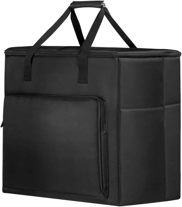 Main image of Buwico BUBM Multi-pocket Large Capacity Desktop PC Computer Travel Storage Carrying Case Bag Organizer for 27 Inch Computer Main Processor Monitor Keyboard and Accessories(SizeXL)
