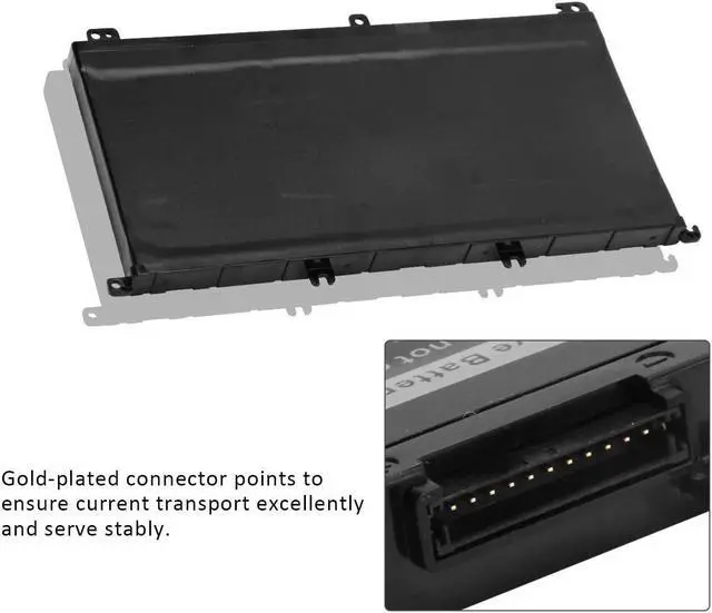 Alt view image 3 of 4 - DELL 357F9 Notebook Battery 11.1V 74Wh replaceable For Dell Inspiron15 5000 Series 5576 5577 Inspiron15 7559 Inspiron15 7000 Inspiron15 7557 7559 7566 7567 INS15PD-1548B INS15PD-1548R Best OEM Quality