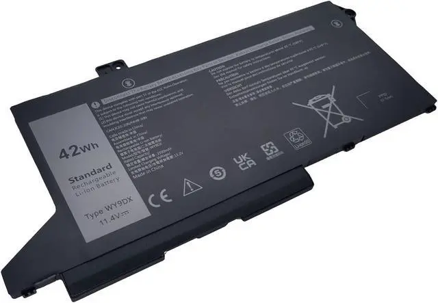 Alt view image 2 of 5 - FLYRLB WY9DX Battery Replacement for Dell Latitude 5420 5520 Precision 15 3560 / Dell P137G P137G001 P104F P104F001 Series Laptop RJ40G 01K2CF 075X16 0WK3F1 0M3KCN 005R42 42Wh