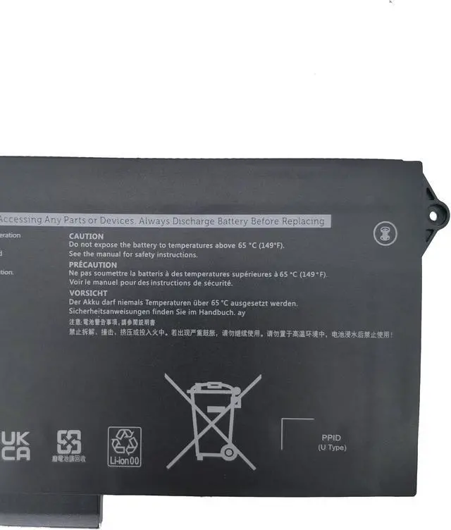 Alt view image 4 of 5 - FLYRLB WY9DX Battery Replacement for Dell Latitude 5420 5520 Precision 15 3560 / Dell P137G P137G001 P104F P104F001 Series Laptop RJ40G 01K2CF 075X16 0WK3F1 0M3KCN 005R42 42Wh
