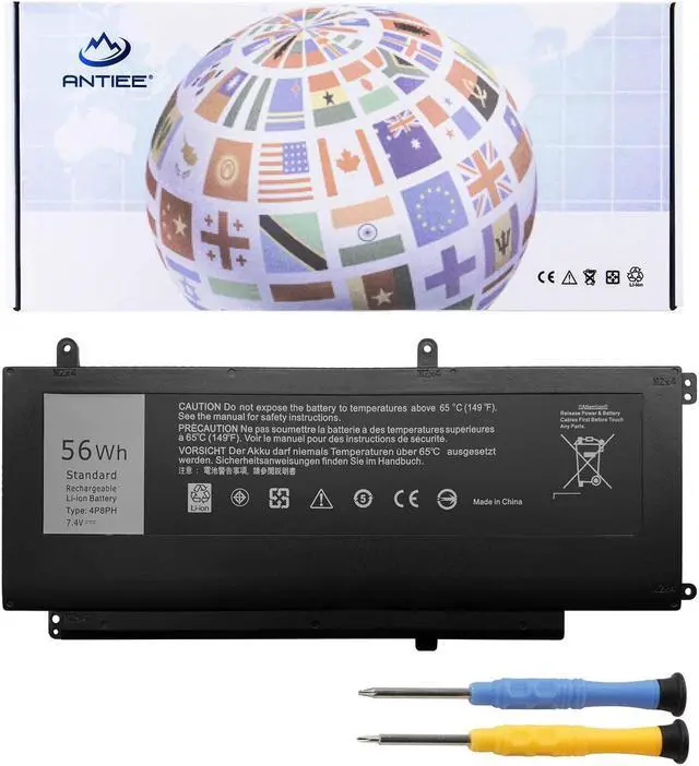 Main image of ANTIEE 56Wh 4P8PH Battery Replacement for Dell Inspiron 15 7000 7537 7547 7548 N7547 N7548 Vostro 14 5459 Series Notebook D2VF9 G05H0 0G05H0 OPXR51 179F8 04P8PH 7.4V 4-Cell