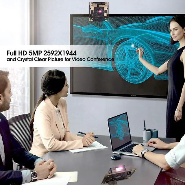 Alt view image 5 of 5 - Autofocus 5 Megapixel USB Camera Module HD 2592X1944 USB Webcamera with CMOS OV5640 Sensor USB with Camera,Mini Webcam for Windows Mac Andriod Linux,Plug&Play, OTG Camera