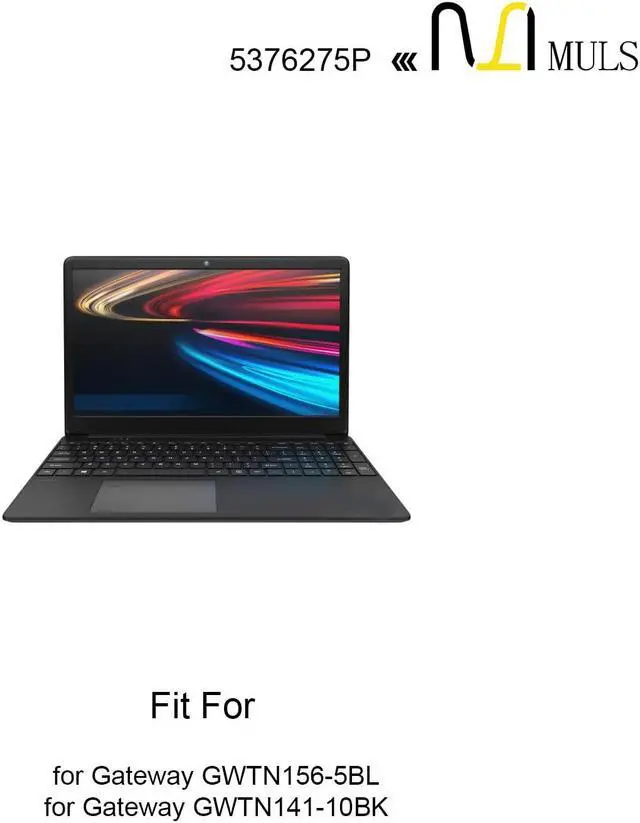 Alt view image 3 of 5 - MULS 5376275P UTL-509068-3S Laptop Battery for Gateway GWTN141-10BK GWTN141-4 GWTN156-5BL Gwtn141-4bl Series 5376275P NV-509067-3S UTL-509068-3S NV-509067-3S 4500mAh