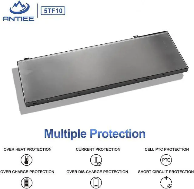 Alt view image 5 of 5 - ANTIEE 5TF10 GHXKY Laptop Battery Replacement for Dell Precision 7730 7740 7530 7540 P34E Series Notebook P34E001 P34E002 P74F P74F001 P74F002 NYFJH RY3F9 0RY3F9 7M0T6 7.6V 64Wh 8000mAh