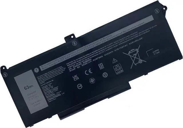 Alt view image 4 of 5 - YXKC RJ40G Replacement Laptop Battery Compatible with Dell Latitude 5420 5520 Precision 3560 Series Notebook WY9DX 01K2CF 075X16 0WK3F1 0M3KCN -15.2V 63Wh