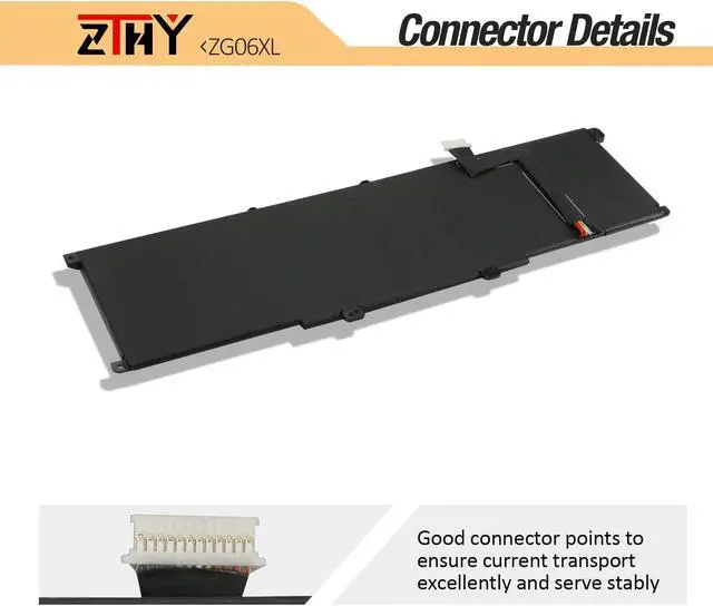 Alt view image 4 of 5 - ZTHY ZG06XL Laptop Battery Replacement for HP Elitebook 1050 G1 ZBook Studio G5 X360 G5 Series ZG06095XL HSTNN-1B8H HSTNN-IB8H HSN-Q11C L07045-855 L07046-855 L07351-1C1 11.55V 95.9Wh 6-Cell
