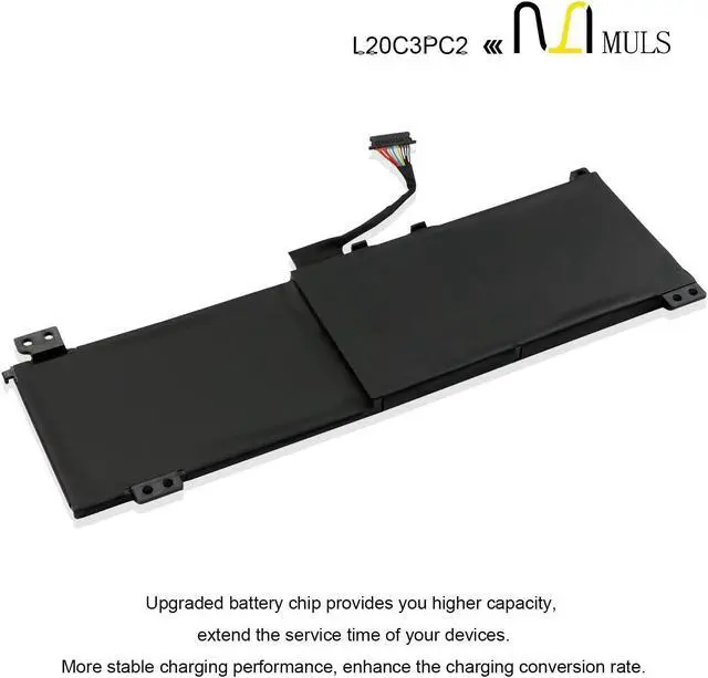 Alt view image 5 of 5 - L20C3PC2 L20M3PC2 45Wh Laptop Battery Compatible with Lenovo Legion 5-15ITH6H Laptop 82JH 5-15ACH6H Laptop 82JU 5-15ACH6A Series 82NW ideapad Gaming 3-15ACH6 82K1 82K20015US 3-15IHU6 82K2 L20D3PC2