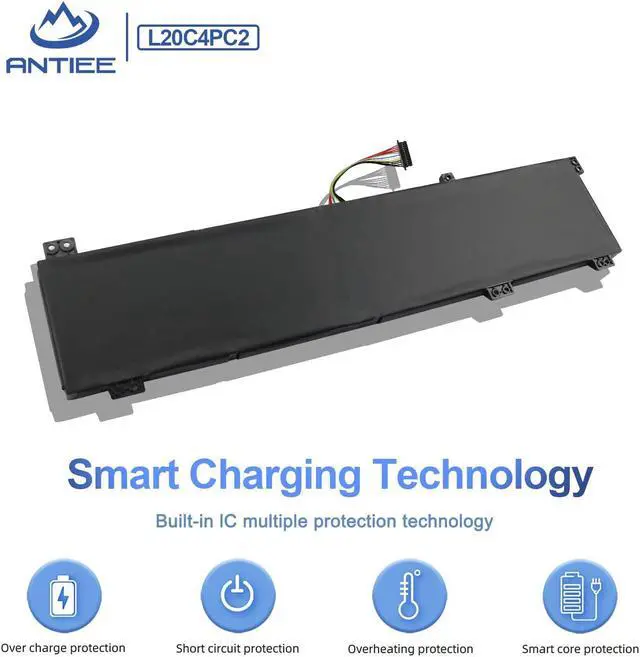 Alt view image 4 of 5 - ANTIEE L20C4PC2 L20M4PC2 Laptop Battery for Lenovo Legion 5-17ITH6 82JN 5-17ITH6H 82JM 5-17ACH6 82K0 5-17ACH6H 82JY Series 5B11B53885 5B11B53889 SB11B53884 SB11B53887 15.36V 80Wh