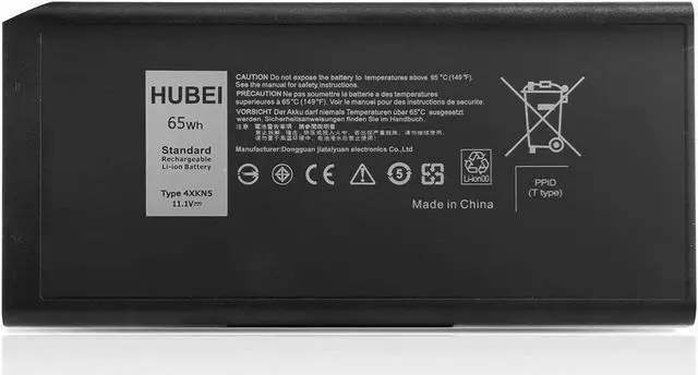 Main image of CJ2K1 DKNKD X8VWF 4XKN5 5XT3V 05XT3V VCWGN 0VCHGN 09FN4 XN4KN XRJDF YGV51 453-BBBE Laptop Battery Replacement for Dell Latitude 5404 7404 5414 7414 E5404 E7404 Rugged Extreme Series (11.1V 65Wh)