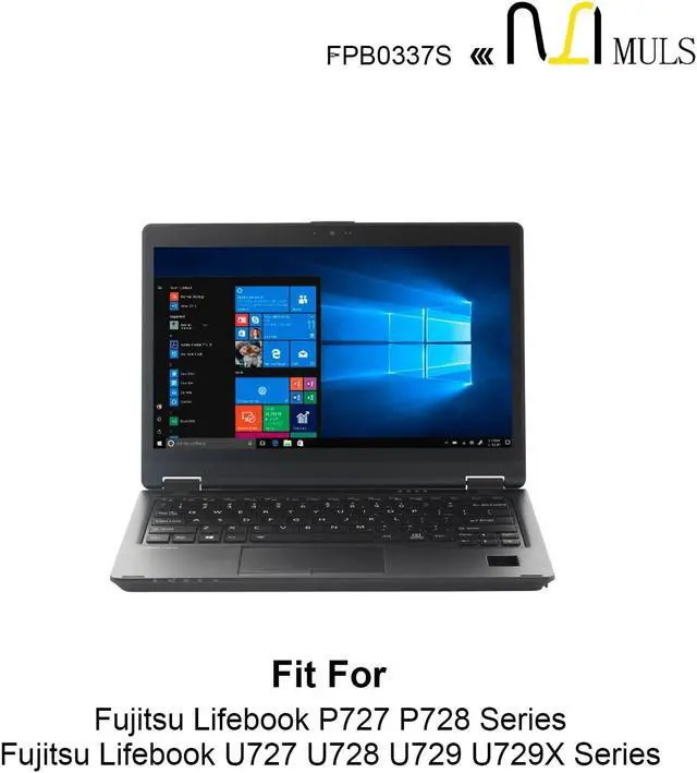 Alt view image 3 of 5 - MULS 45Wh FPB0337S Laptop Battery Replacement for Fujitsu Lifebook P727 P728 U727 U728 U729 U729X Series FPCBP528 FPCBP530 FMVNBP245 FMVNBP246 3INP6/60/80 10.8V 3-Cell