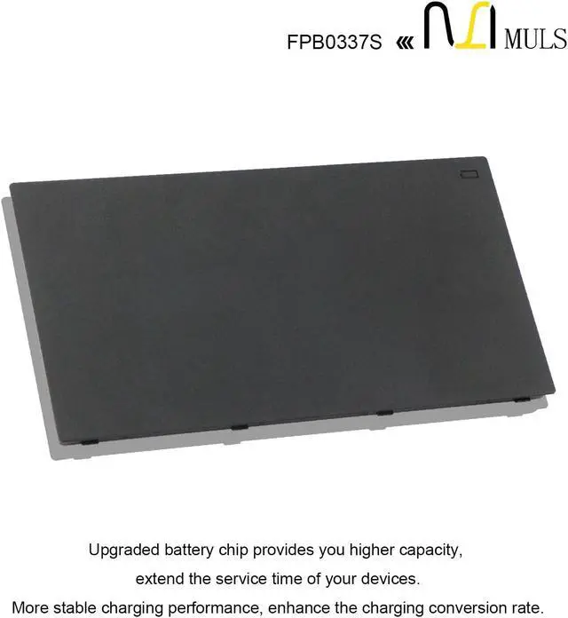 Alt view image 5 of 5 - MULS 45Wh FPB0337S Laptop Battery Replacement for Fujitsu Lifebook P727 P728 U727 U728 U729 U729X Series FPCBP528 FPCBP530 FMVNBP245 FMVNBP246 3INP6/60/80 10.8V 3-Cell